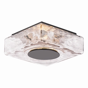 Cuboid 10" LED Flush MountWeatherproof outdoor lighting