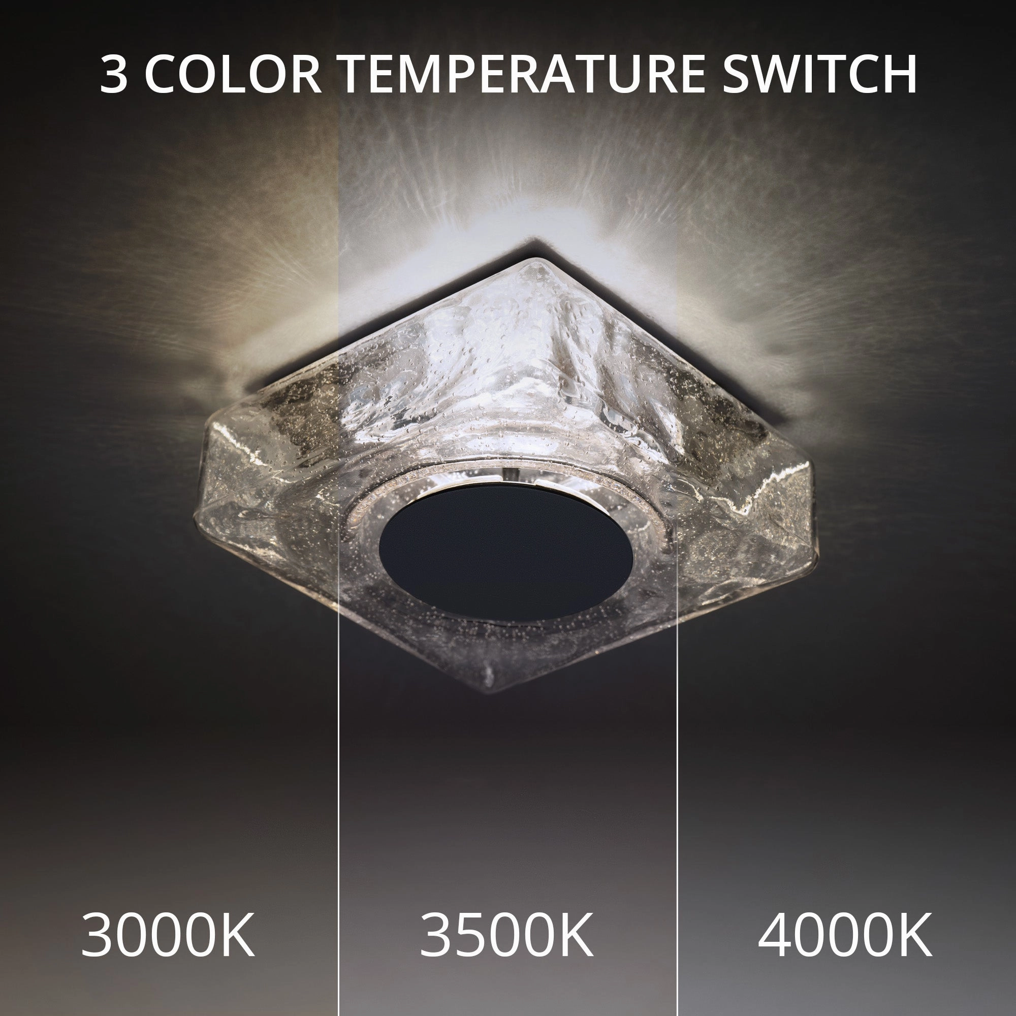 Cuboid 10" LED Flush Mount