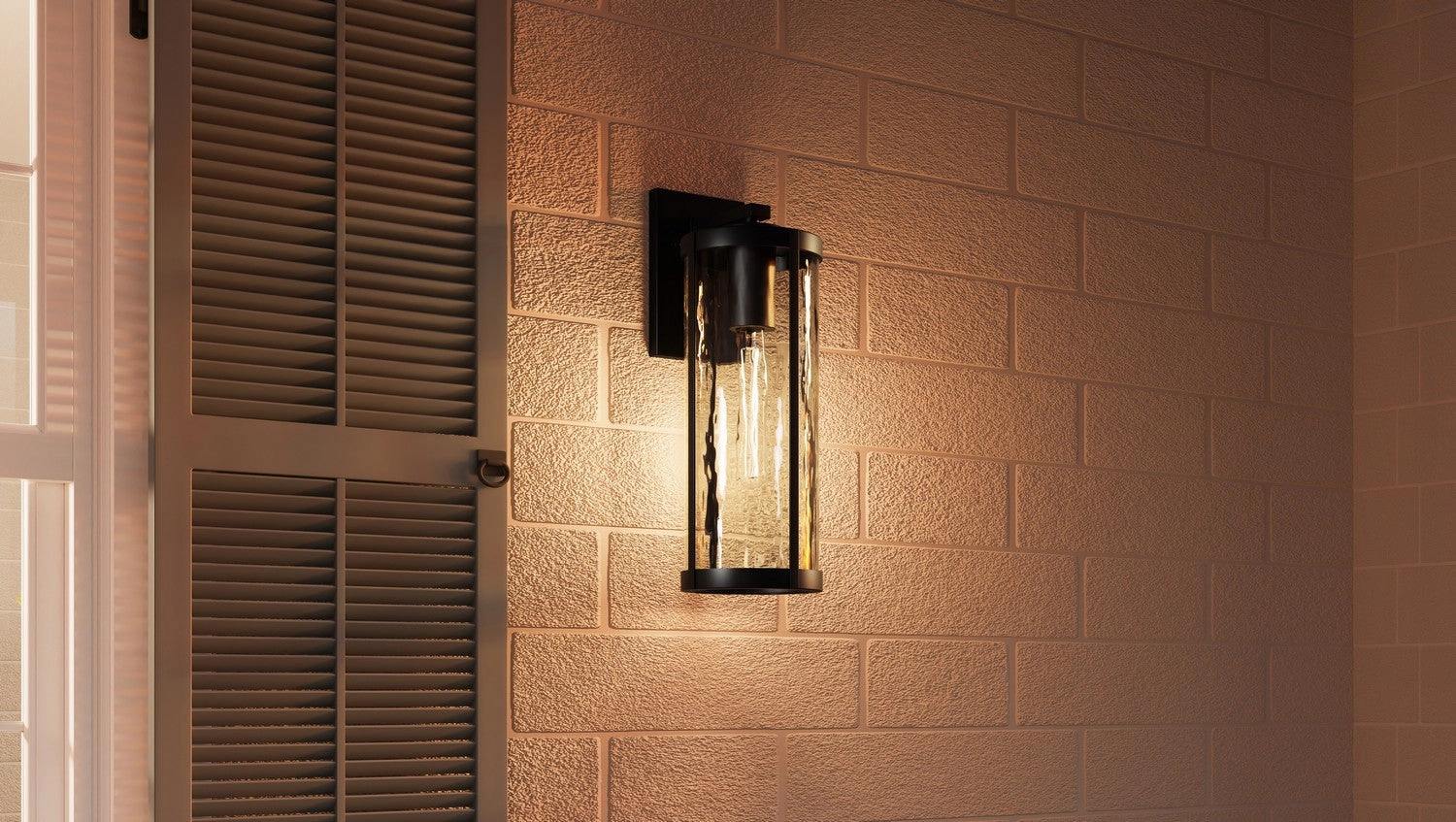 Culpo One Light Outdoor Wall Mount Matte Black