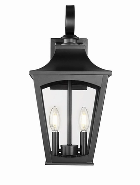 Curry Two Light Outdoor Wall Sconce Powder Coated BlackOutdoor wall sconces with motion sensor