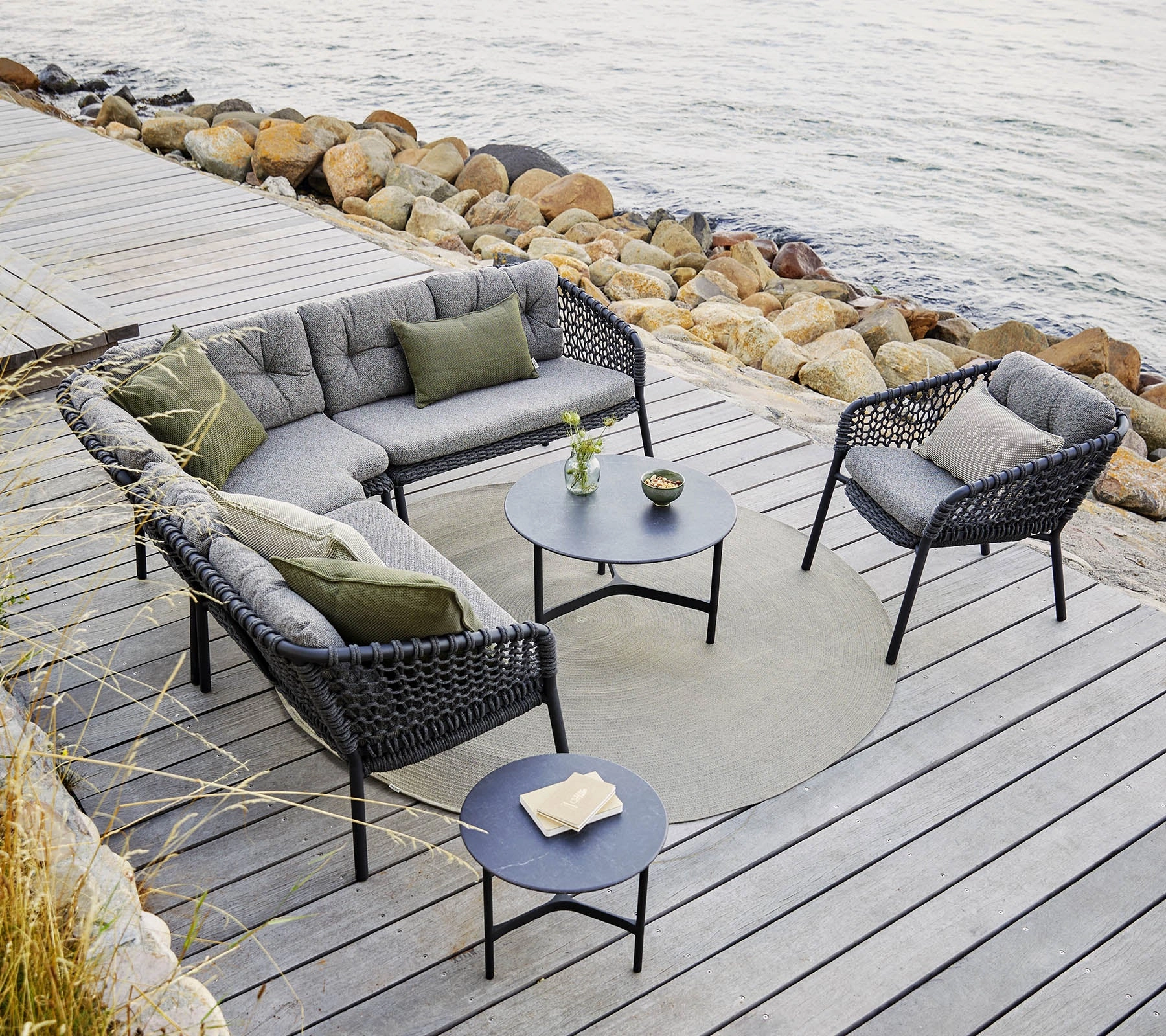 Cushion set, Ocean lounge chair