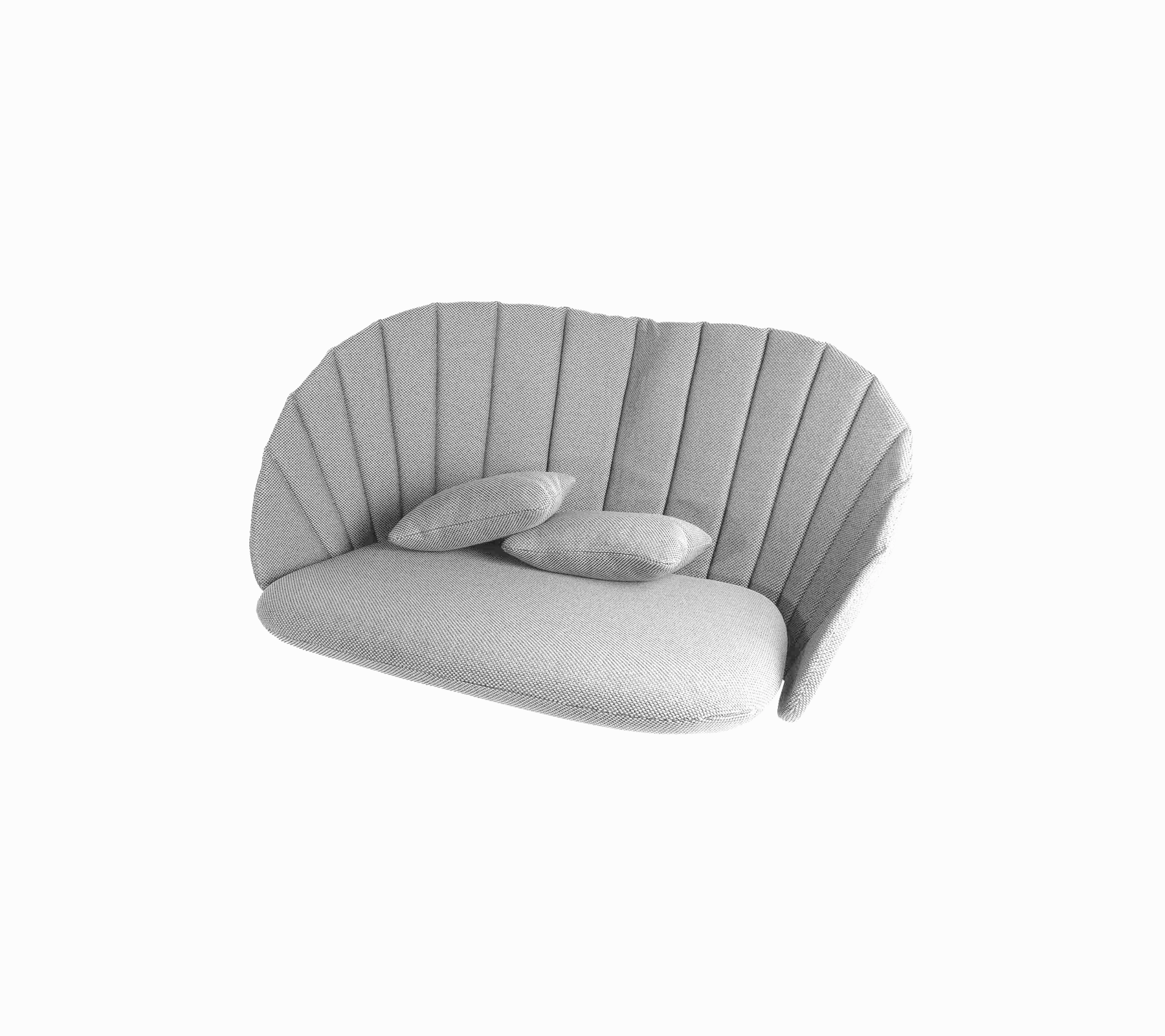 Cushion set, Peacock 2-seater sofawaterproof outdoor chair cushions