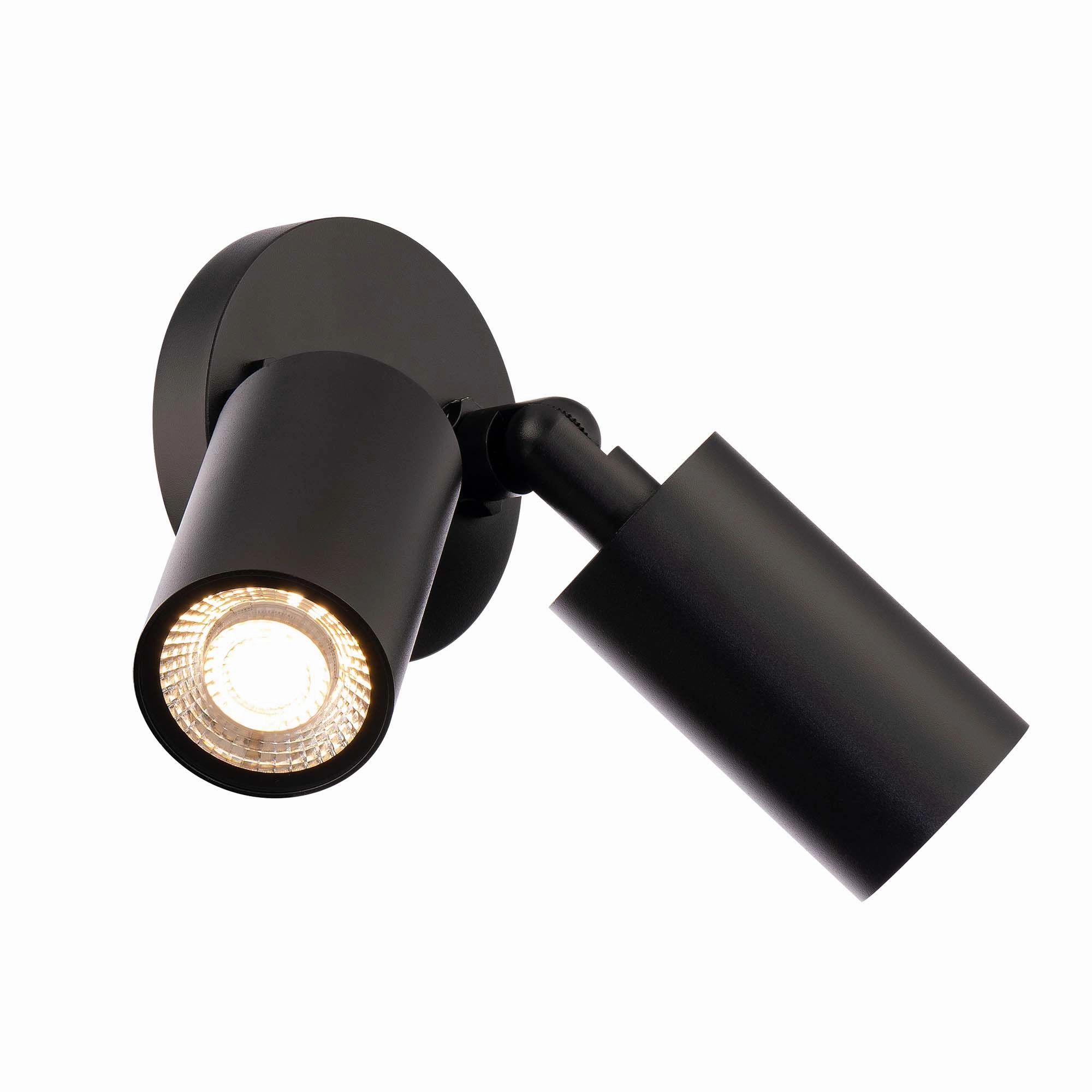 Cylinder LED Double Adjustable Indoor/Outdoor Wall Light