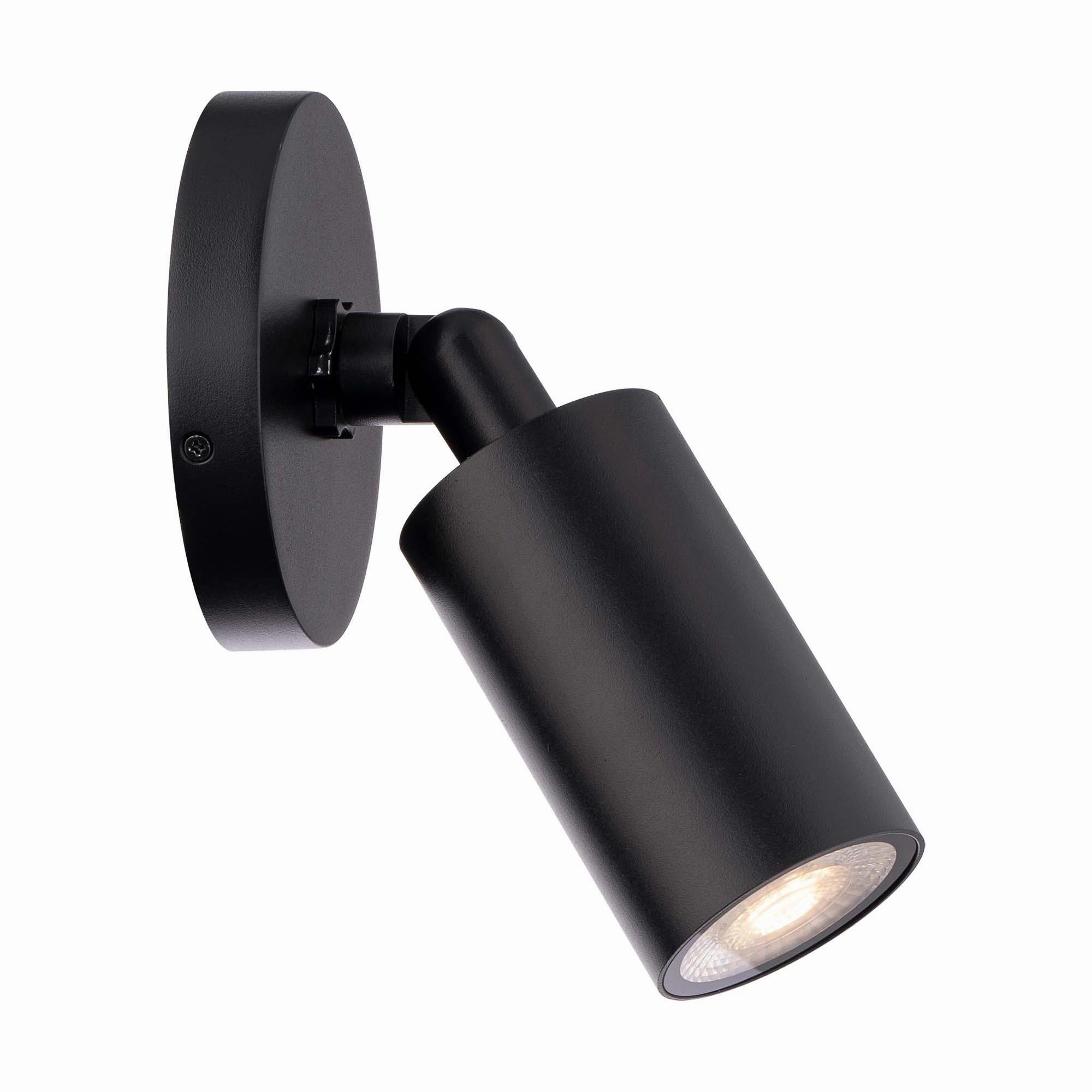Cylinder LED Single Adjustable Indoor/Outdoor Wall Light