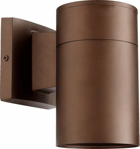 Cylinder One Light Wall Mount Oiled BronzeOutdoor wall sconces with motion sensor