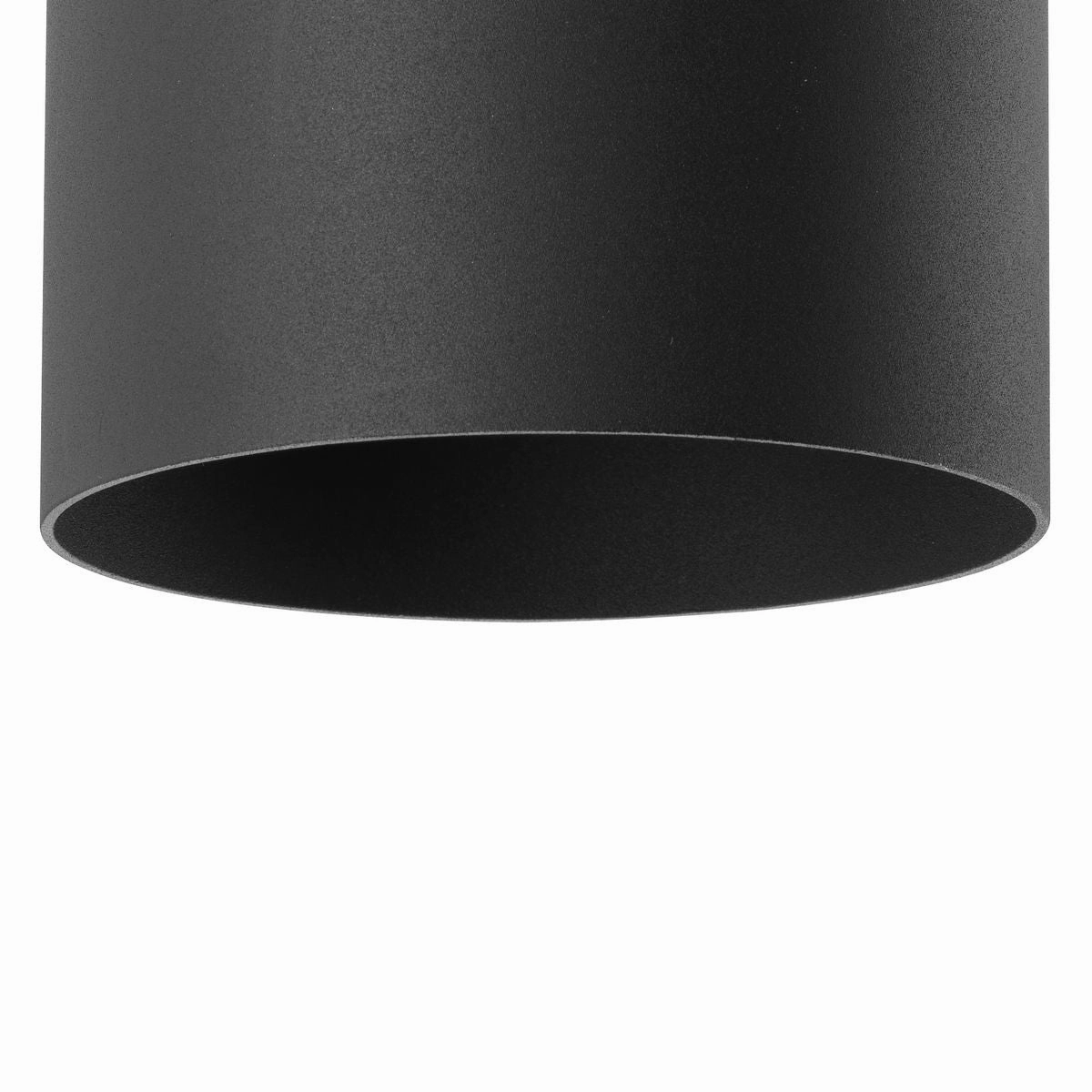 Cylinder Two Light Wall Lantern Black