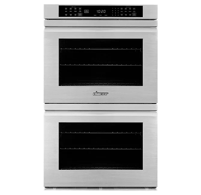 Dacor HWO230FS 30" Double Wall Oven, Silver Stainless Steel With Flush Handle
