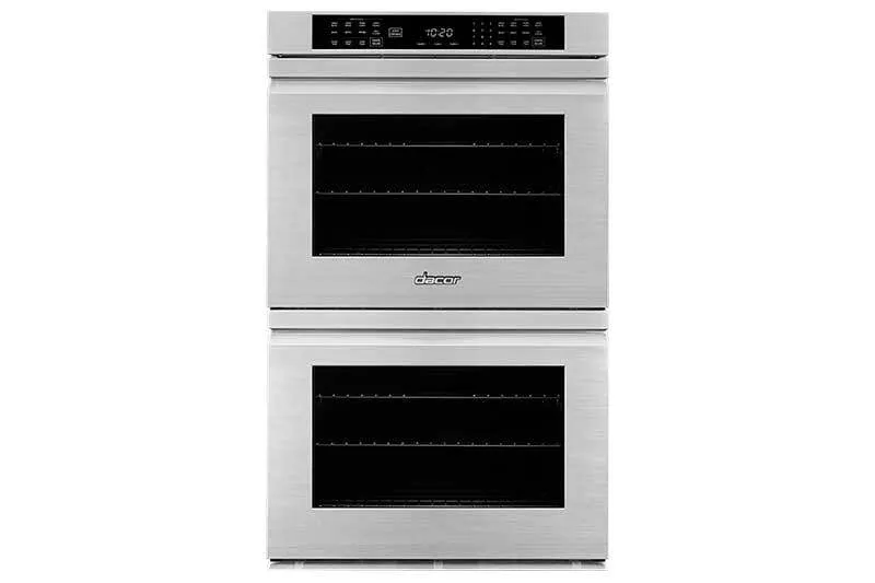 Dacor HWO230FS 30" Double Wall Oven, Silver Stainless Steel With Flush Handle