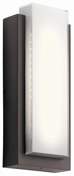 Dahlia LED Outdoor Wall Mount Architectural BronzeOutdoor wall sconces with motion sensor
