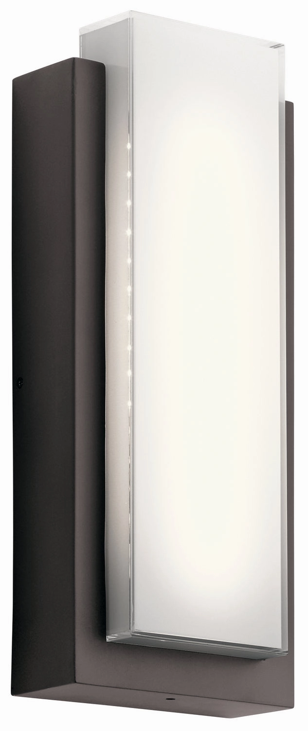 Dahlia LED Outdoor Wall Mount Architectural BronzeOutdoor wall sconces with motion sensor