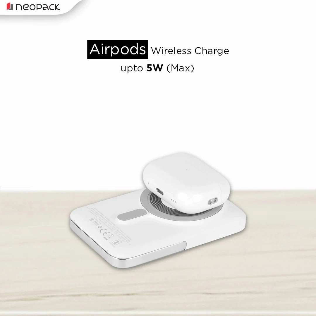 Gift Ideas Galore Grab Save Today 3 In 1 Magsafe Power Bank 10000 Mah With Support Wireless Charging @ 15W & Type-C Pd @ 20W, Compatible With Iphone 15 / 14 / 13 / 12 Series, Apple Watch, Airpods (White)