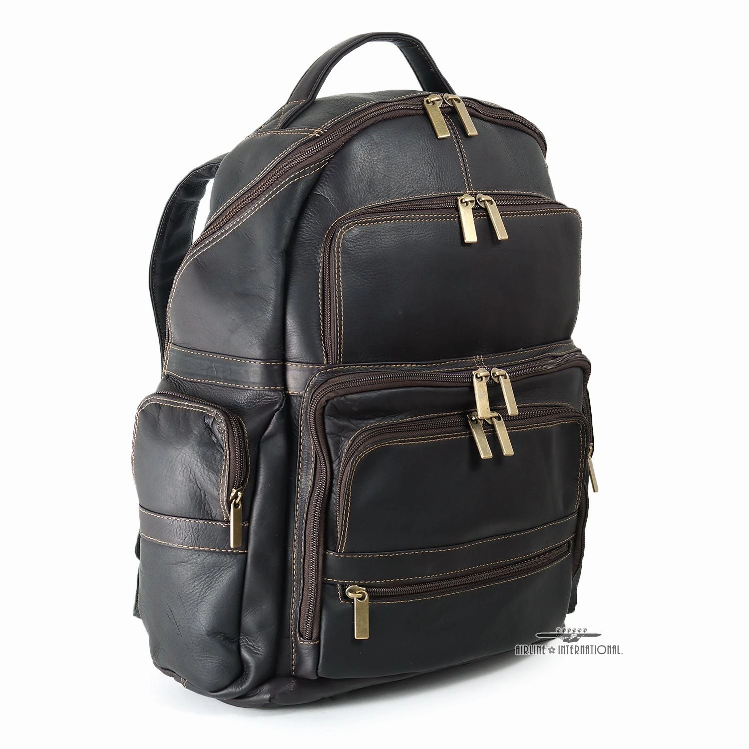 Flash Deal Alert Todays Special Savings Daytrekr Leather Laptop Organizer Backpack