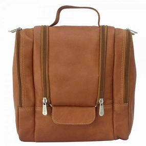 Piel Leather Hanging Travel Toiletry Kit Shop Grab Offer