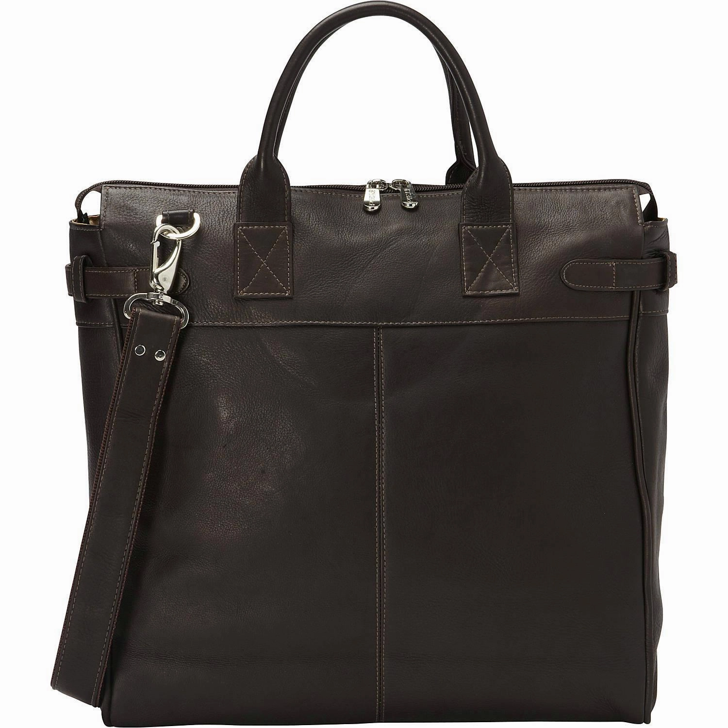 Hot Pick Deal Last Chance Steal Piel Leather Cross Body Traveler Tote