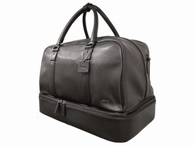 Big Sale Today Adpel Leather President Double Decker Golf Bag | Black