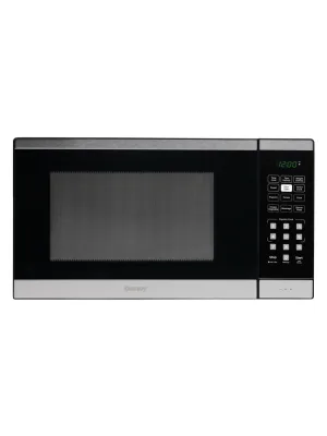Danby DBMW0925BBS Danby 0.9 Cu. Ft. Countertop Microwave In Black And Stainless Steel