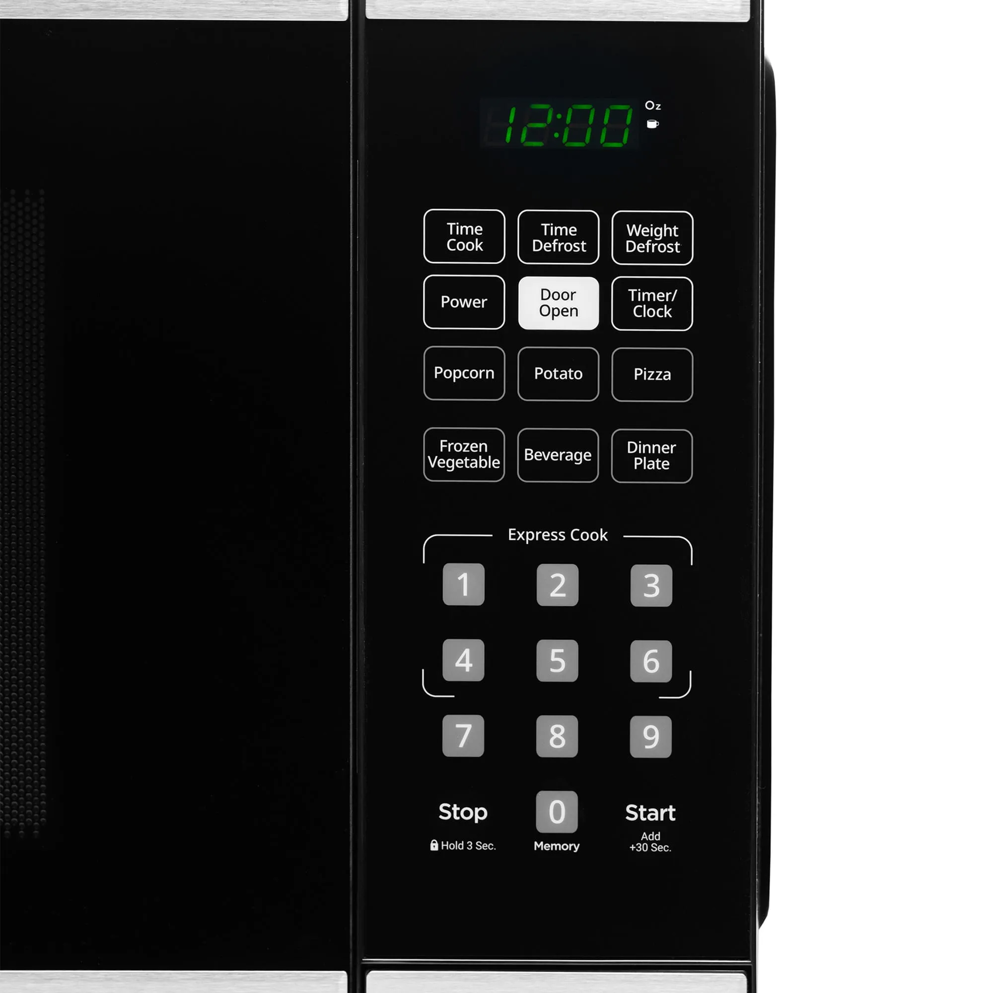 Danby DBMW0925BBS Danby 0.9 Cu. Ft. Countertop Microwave In Black And Stainless Steel