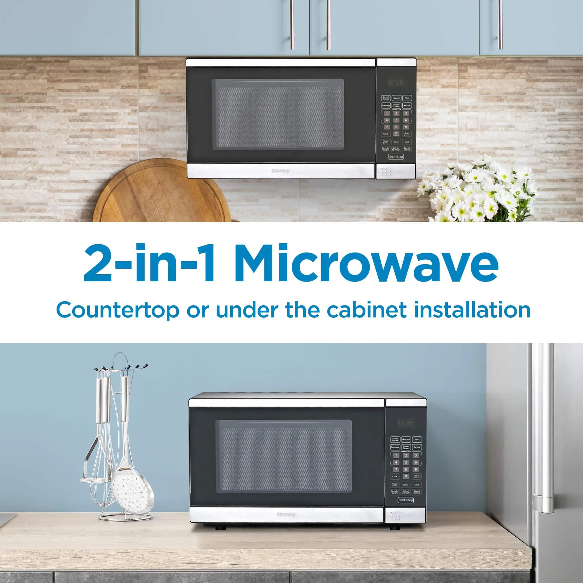 Danby DDMW007501G1 Danby 0.7 Cu. Ft. Space Saving Under The Cupboard Microwave