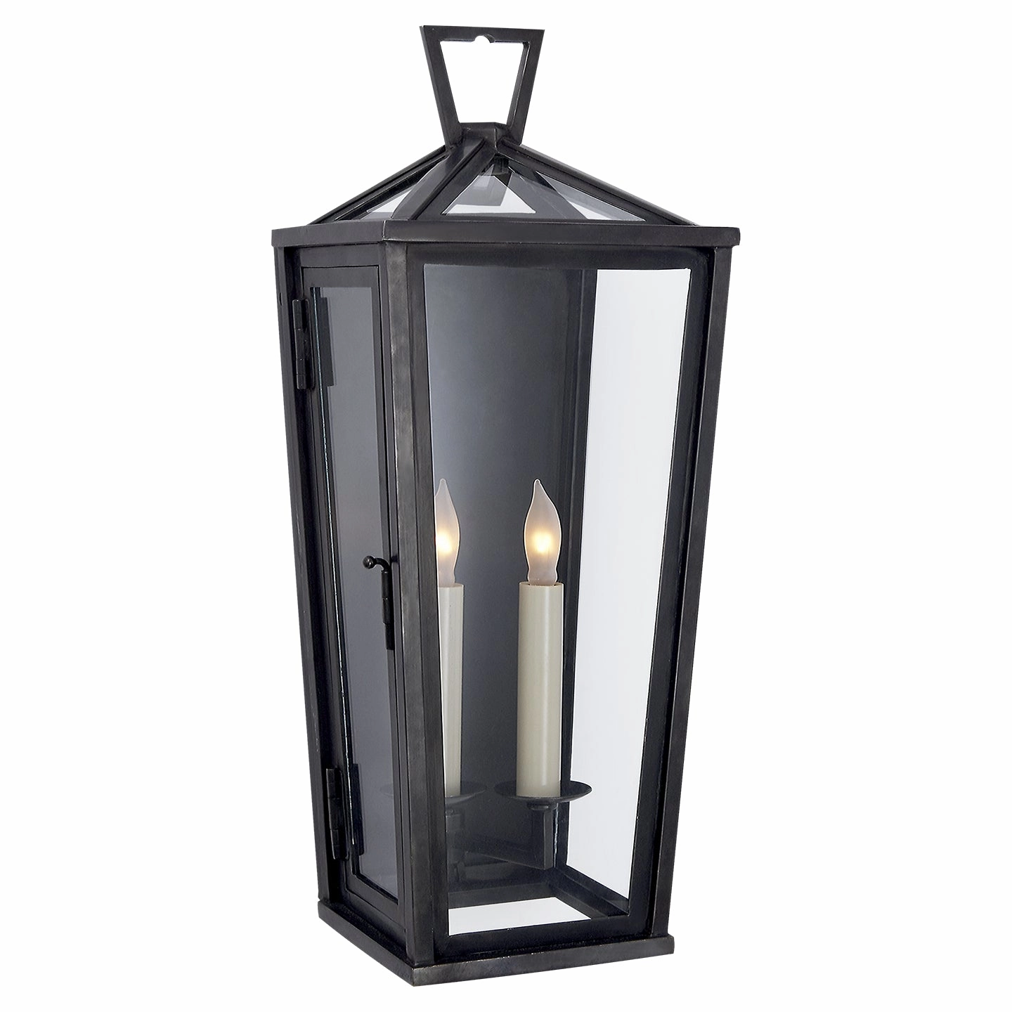 Darlana Outdoor Two Light Wall Lantern BronzeOutdoor wall sconces with motion sensor
