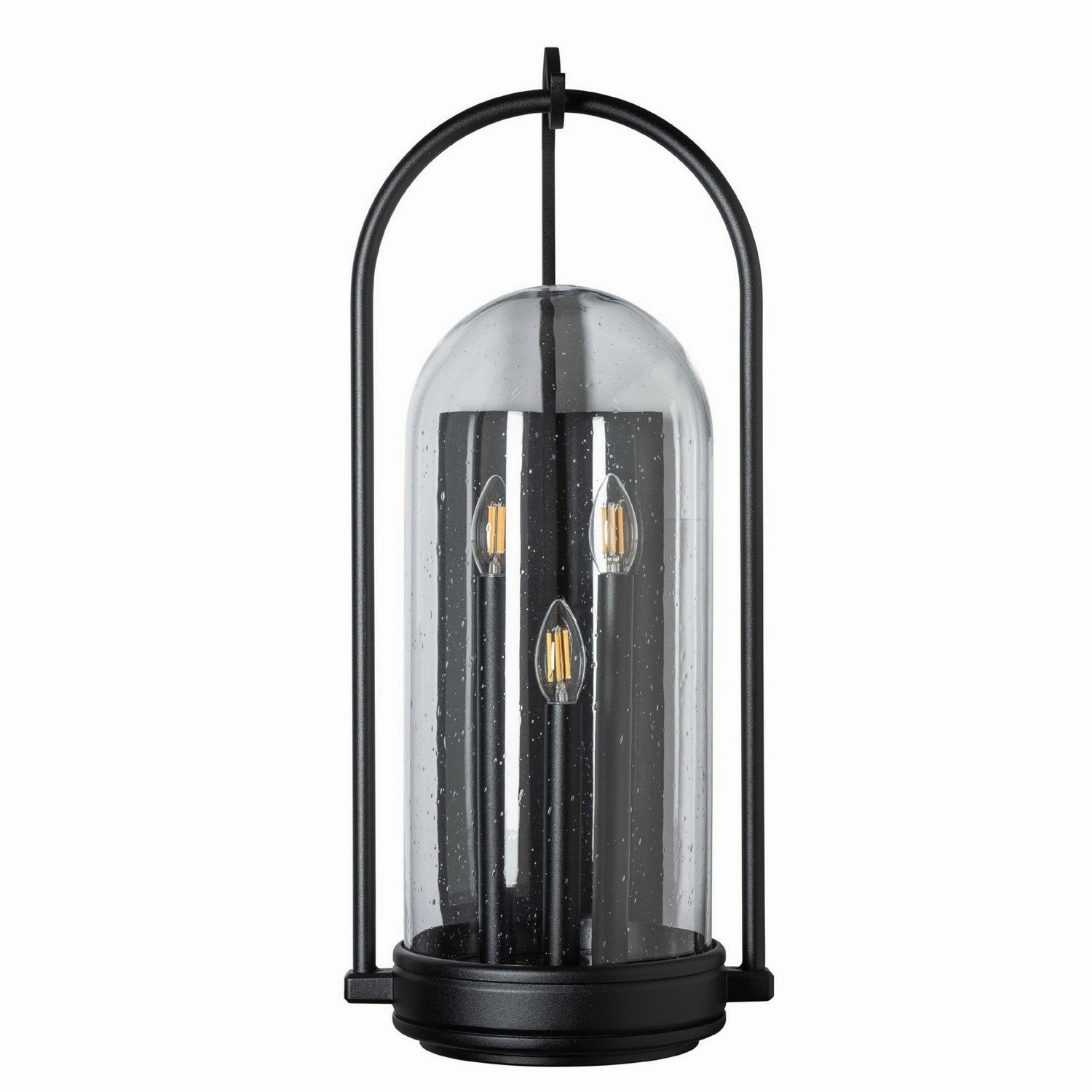 Davis Three Light Outdoor Wall Sconce Coastal Black
