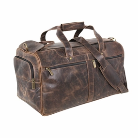 Biggest Savings Now Daytrekr Distressed Leather Carry-On Duffel