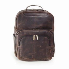 Trending Offer Today Weekend Specials Daytrekr Distressed Leather Multi-Pocket Backpack