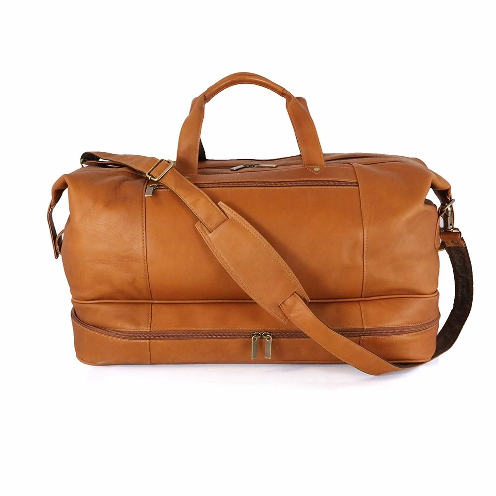 Daytrekr Leather Drop-Bottom Duffel Weekend Flash Offer