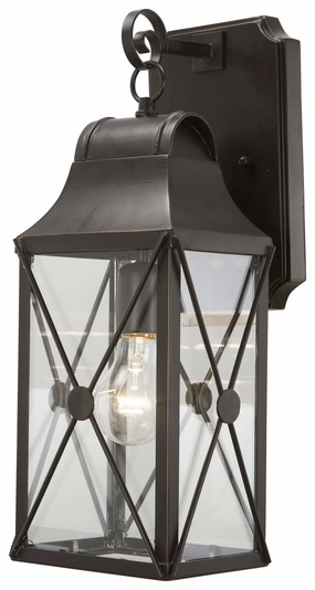 De Luz One Light Outdoor Wall Mount Oil Rubbed Bronze W/ Gold HighOutdoor wall sconces with motion sensor