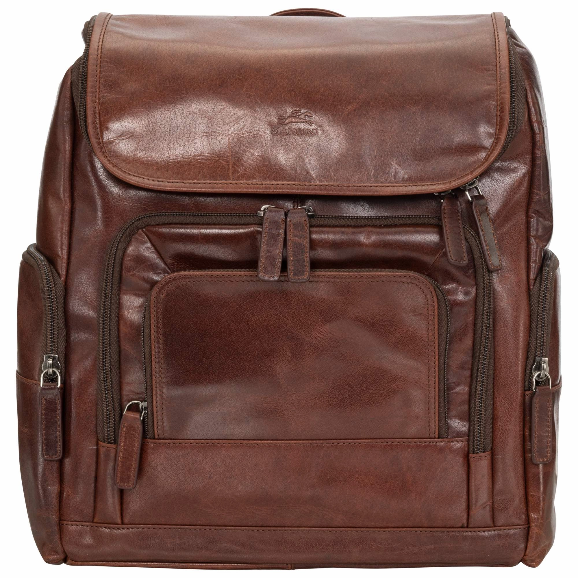 Weekend Flash Offer Save More Online Mancini Leather Backpack For 15.6 Laptop And Tablet