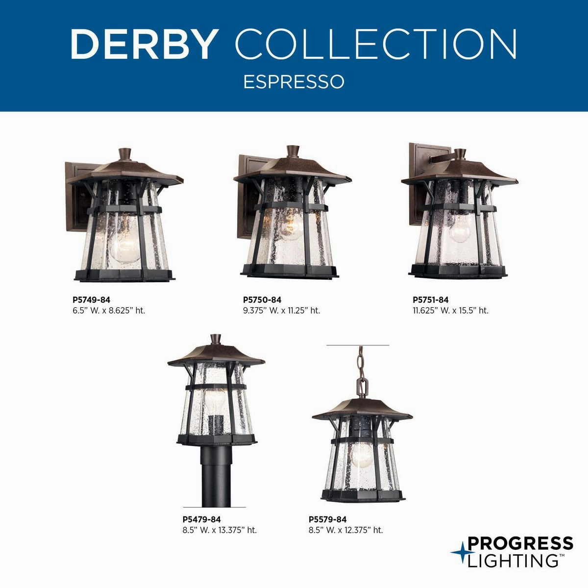 Derby One Light Wall Lantern Espresso