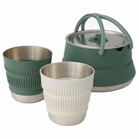 Detour Stainless Steel Kettle Cook Set heavy-duty garden utility cart with handle