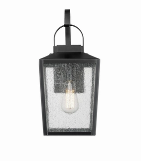 Devens One Light Outdoor Wall Sconce Powder Coated BlackOutdoor wall sconces with motion sensor