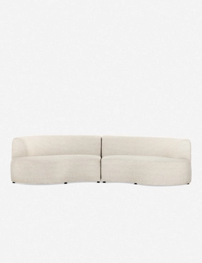Diaz Indoor / Outdoor Curved Sectional Sofaoutdoor patio furniture set