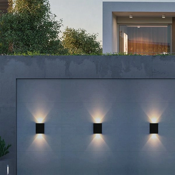 Dice 1-Light Outdoor Wall Light