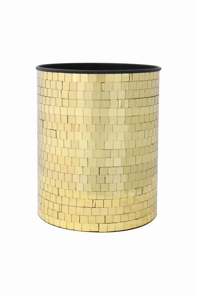 Disco Ball Wine Cooler In Gold