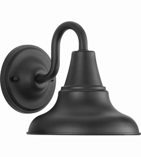 District One Light Wall Lantern BlackOutdoor wall sconces with motion sensor