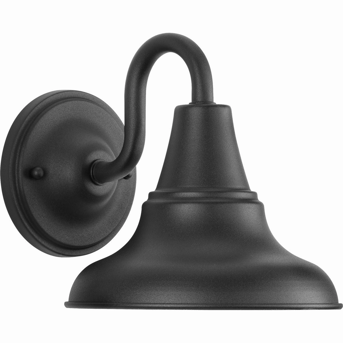 District One Light Wall Lantern Black