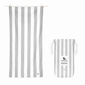 Trendy Picks Today Clearance Event Dock & Bay Beach Towel Cabana Light Collection Xl 100% Recycled Goa Grey