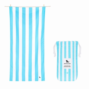 Dock & Bay Beach Towel Cabana Light Collection Xl 100% Recycled Tulum Blue Hot Offer Ending Soon