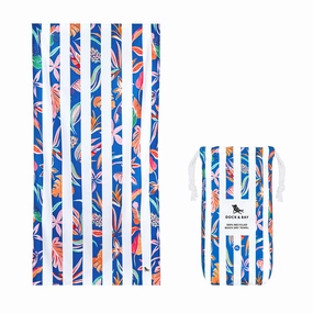 Daily Special Offer Dock & Bay Beach Towel Flower Power Collection Xl 100% Recycled Tropical Bloom