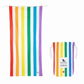 Dock & Bay Beach Towel Summer Collection L 100% Recycled Rainbow Skies Shop Hot Picks