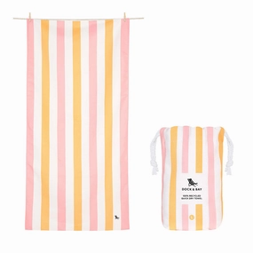 Shop Save Big Shop the Savings Dock & Bay Beach Towel Summer Collection Xl 100% Recycled Peach Sorbet