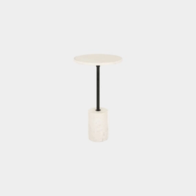 Donna - Side Table In Marble Finishoutdoor side table for patio furniture