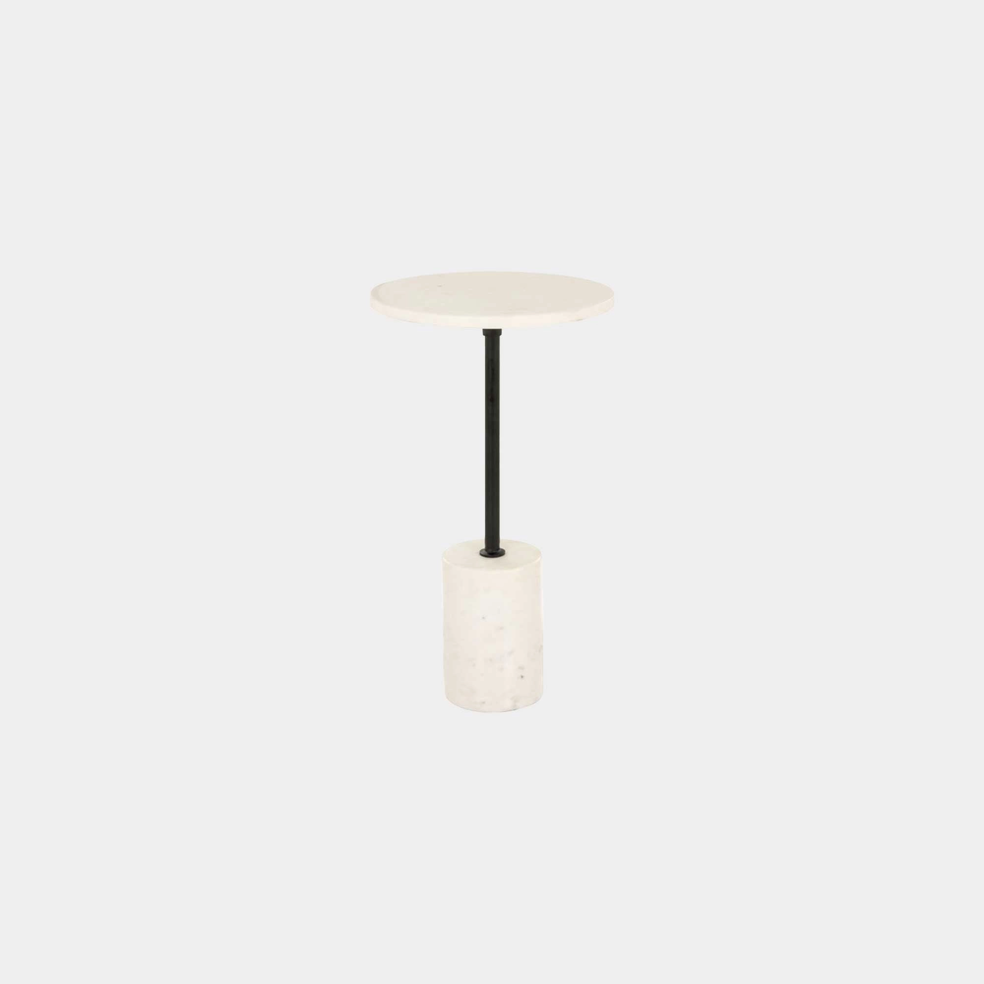 Donna - Side Table In Marble Finishoutdoor side table for patio furniture