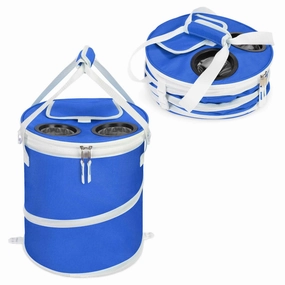 Tirrinia Collapsible Pop-Up Cylinder Cooler Bag Clearance Event