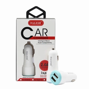 Limited Edition Offer Dalesh Intelligent Car Charger | Dual Usb 2.4A Adapter