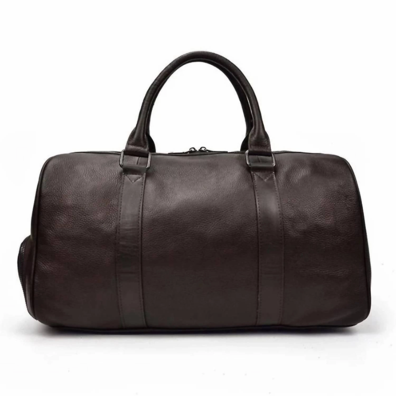 Men'S Endre Weekender Vintage Leather Duffle Bag In Brown Hot Sale Frenzy