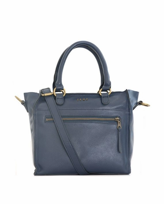 Zemp Bastille Grab And Go Handbag | Navy Blue Hot Picks Today Sweet Deal Inside