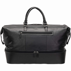 Limited Edition Offer Mancini Buffalo Double Compartment Duffle Bag
