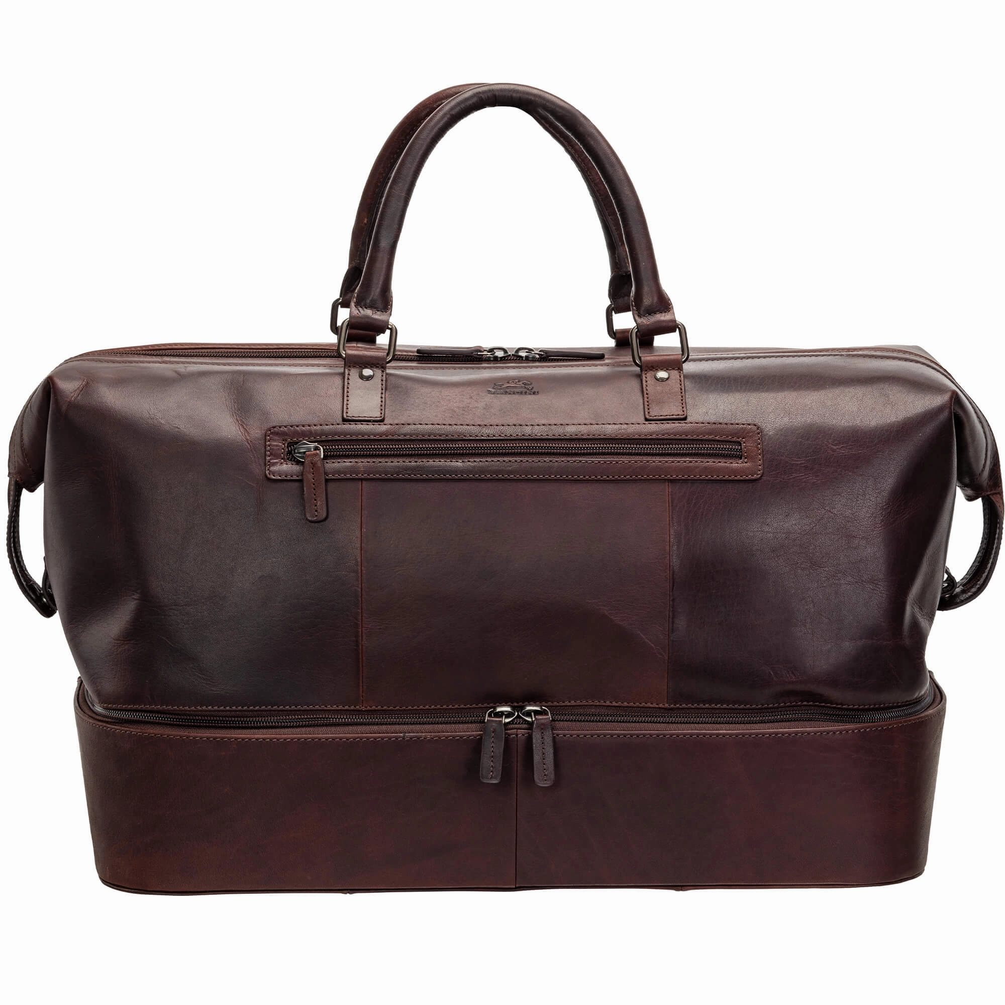 Mancini Buffalo Double Compartment Duffle Bag Big Savings Event Dont Miss Todays Deal